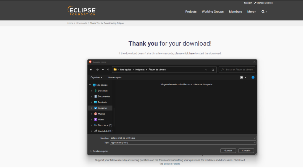 Descarga e instalación de IDE Eclipse 3