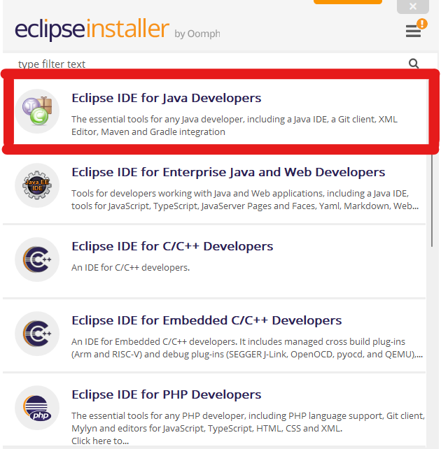 Descarga e instalación de IDE Eclipse 4