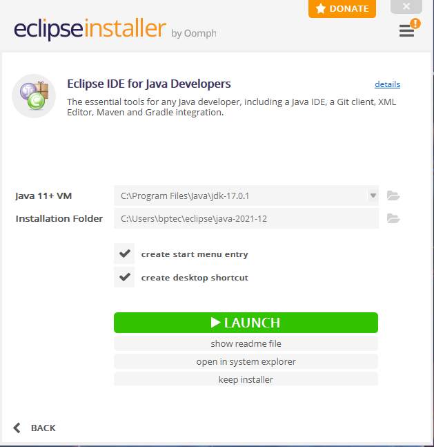 Descarga e instalación de IDE Eclipse 8