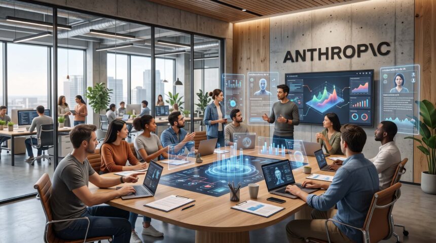 Cómo la IA transforma el empleo y reuniones en Anthropic