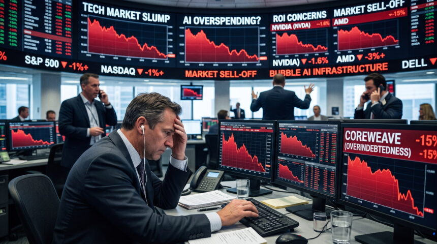 IA y dudas de rentabilidad sacuden el mercado tecnológico