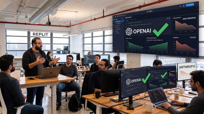 Replit prioriza a OpenAI frente a Anthropic en su plataforma
